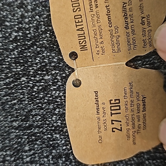 Slipper socks by HuuGaa NWT...grey & lavender W size 9 to 11 - Picture 6 of 10